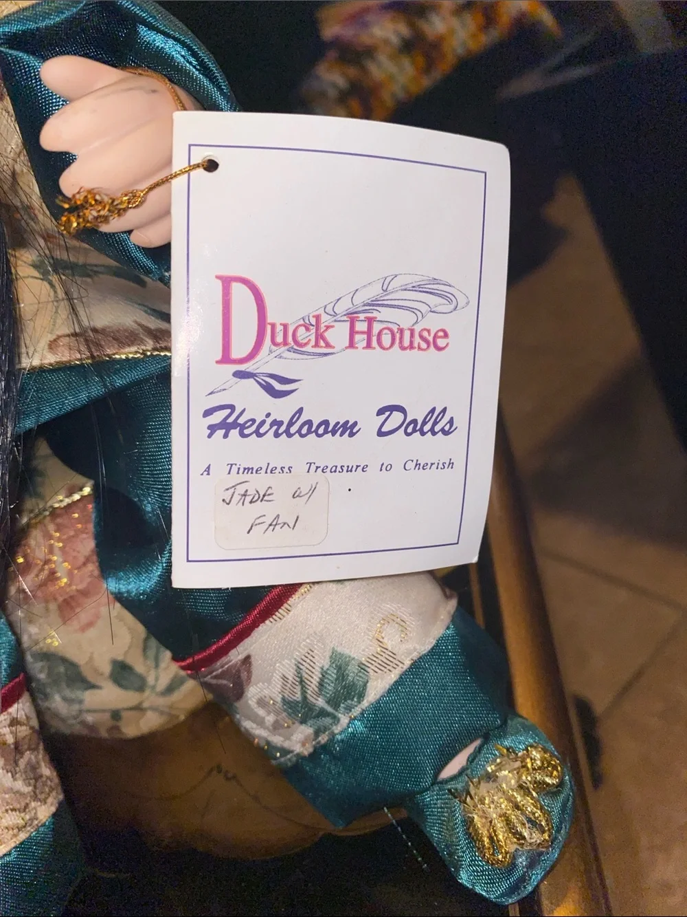Duck House Heirloom Dolls porcelain doll